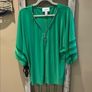 Joseph Ribkoff Green Tunic Top